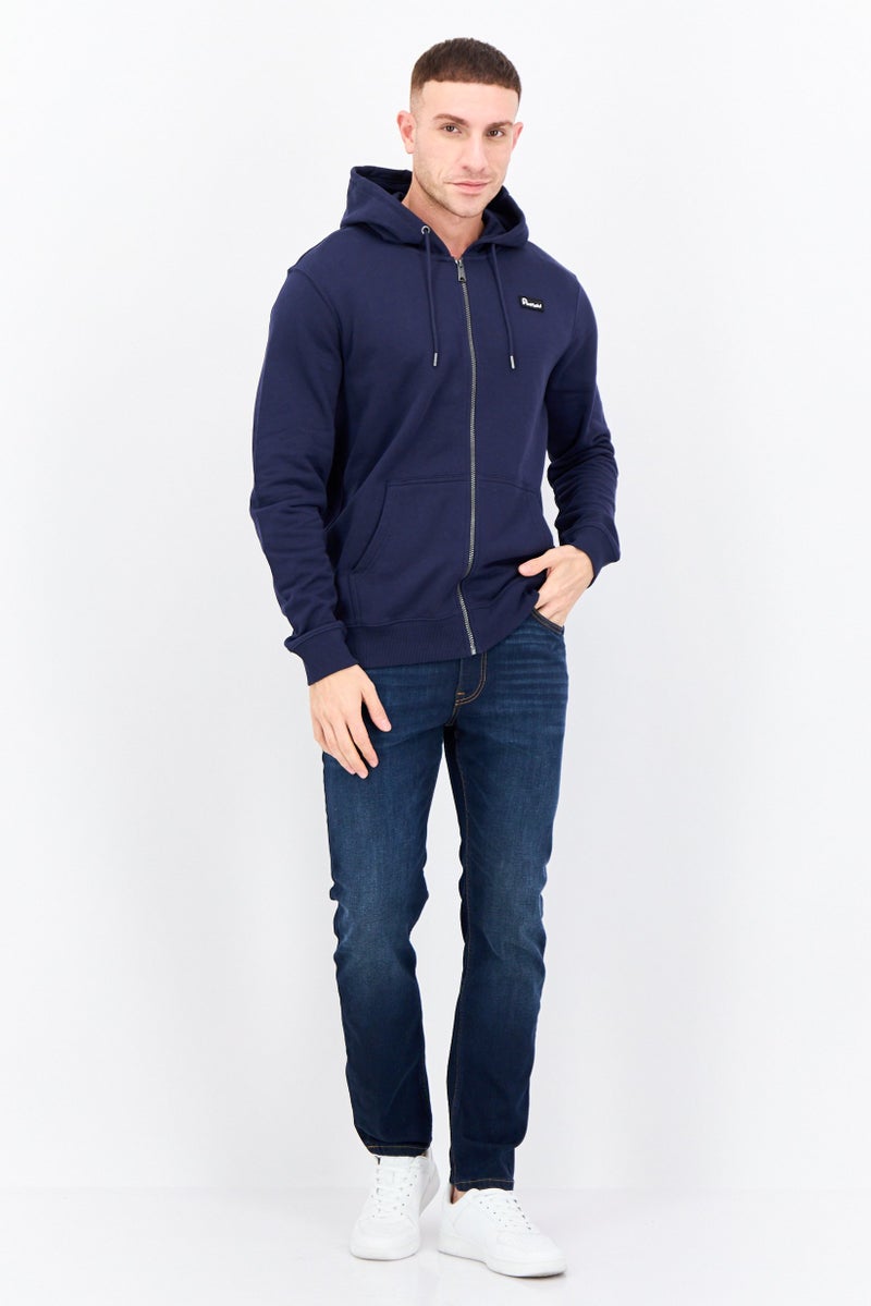 Penfield سويت شيرت بقلنسوة للرجال بشعار العلامة التجارية بأكمام طويلة، أزرق داكن - Image 4