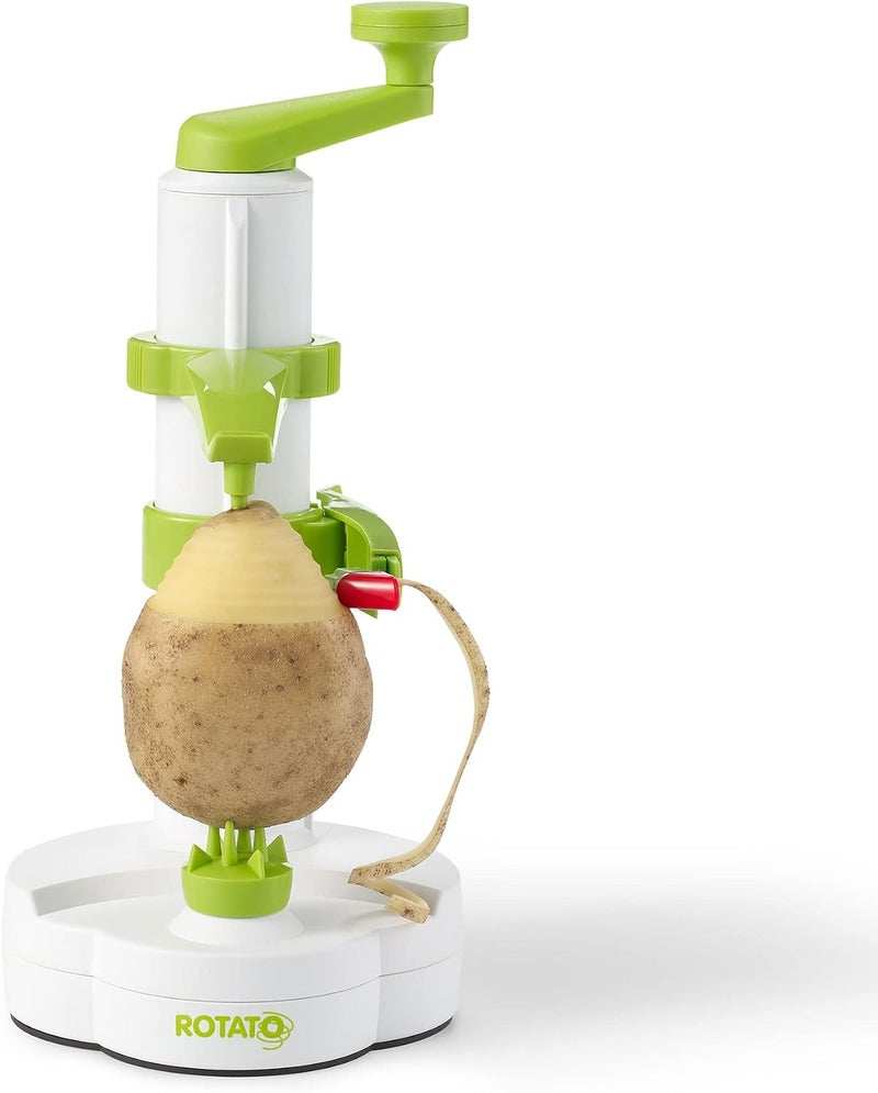 Starfrit Rotato Manual Peeler - Include 4 Spare Blades and Thumb Knife - Peel in Seconds with one Easy Motion Potatoes, Apples and Citrus - Image 1