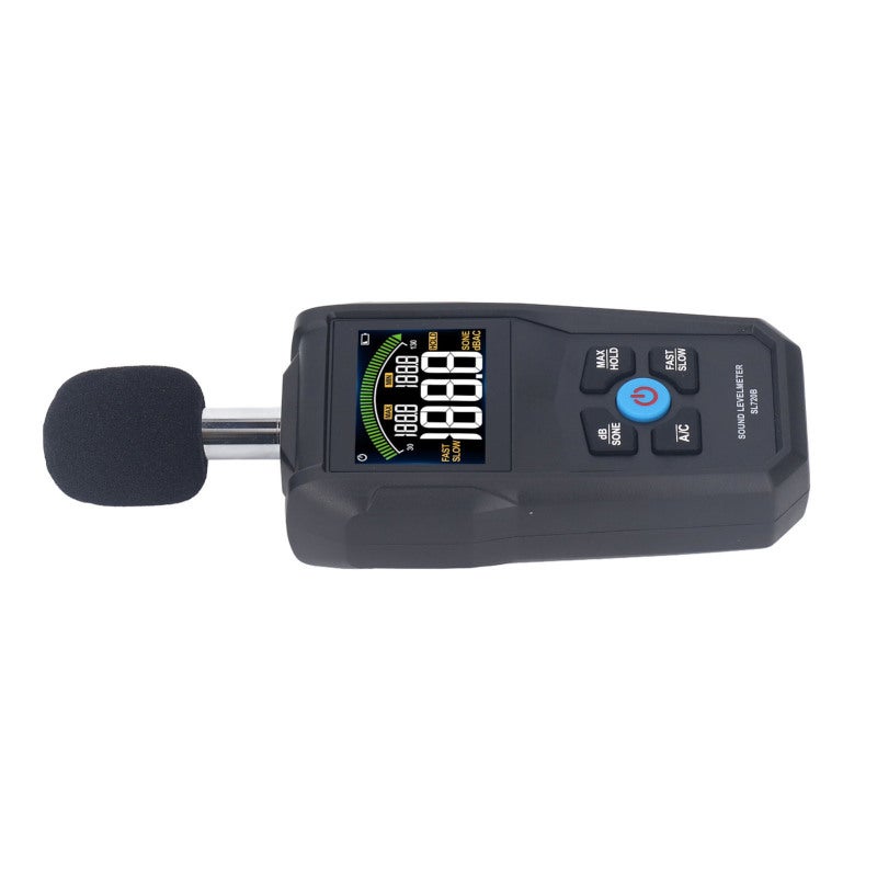 MESTEK Digital Sound Level Meter 30-130dB High Accuracy Decibel Meter - 1/2 Inch Condenser Microphone Noise Measure Device for Home School Construction Site - Image 3