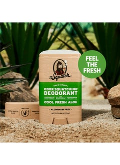 Dr. Squatch Dr. Squatch Natural Deodorant for Men 3 Pack Cool Fresh Aloe - Odor-Squatching Men's Deodorant Aluminum Free (2.65 oz, 3 Pack)  - Image 2