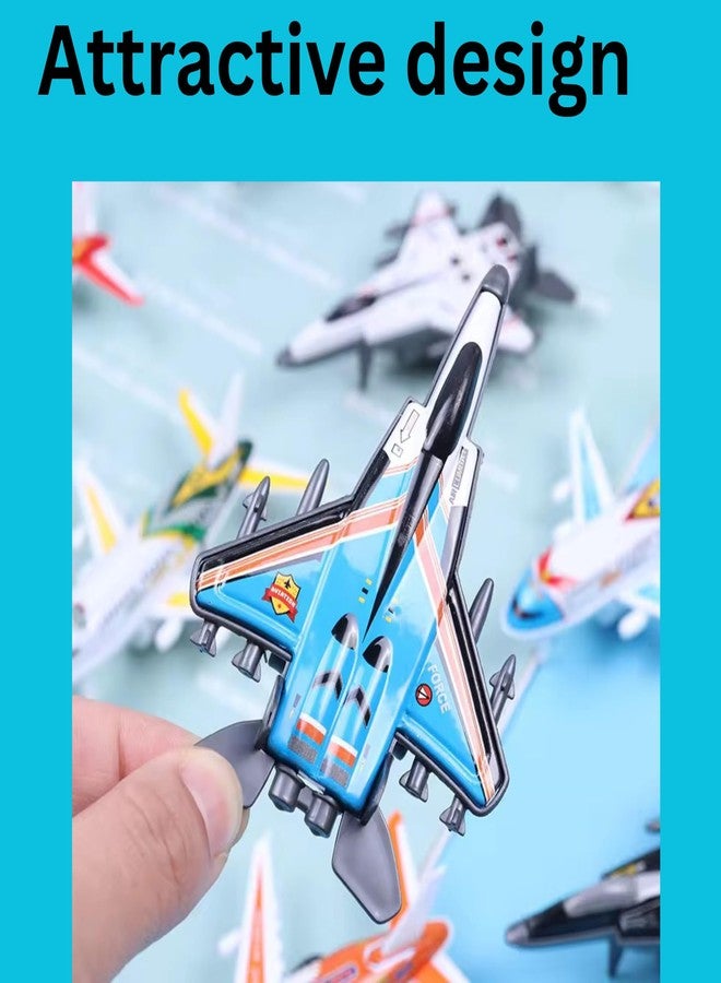 FUN FRY Airoplanes Military Plane Set Pack of 4 Units Pull Back airoplanes Mini Racer Planes Birthday Gift for Kids and Boys Age 2 to 6 Years Diwali Gift for Kids (Pack of 4) (Airoplanes) - Image 5
