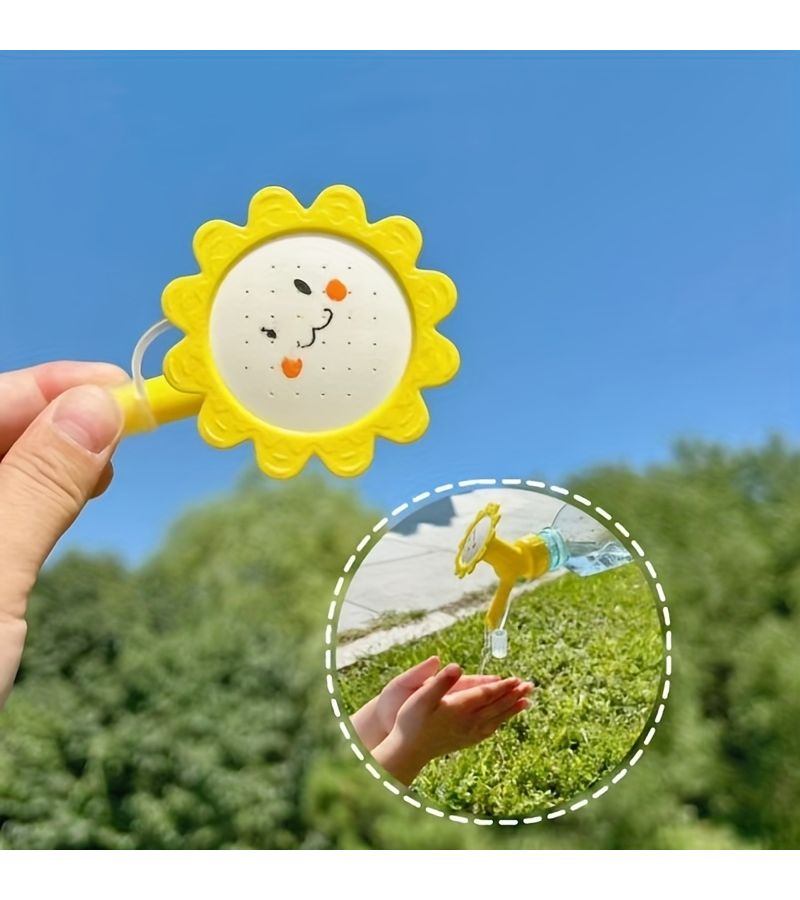 Blue Set Of 2 Cartoon Double Headed Watering Devices For Flower Vegetable Garden - Image 5