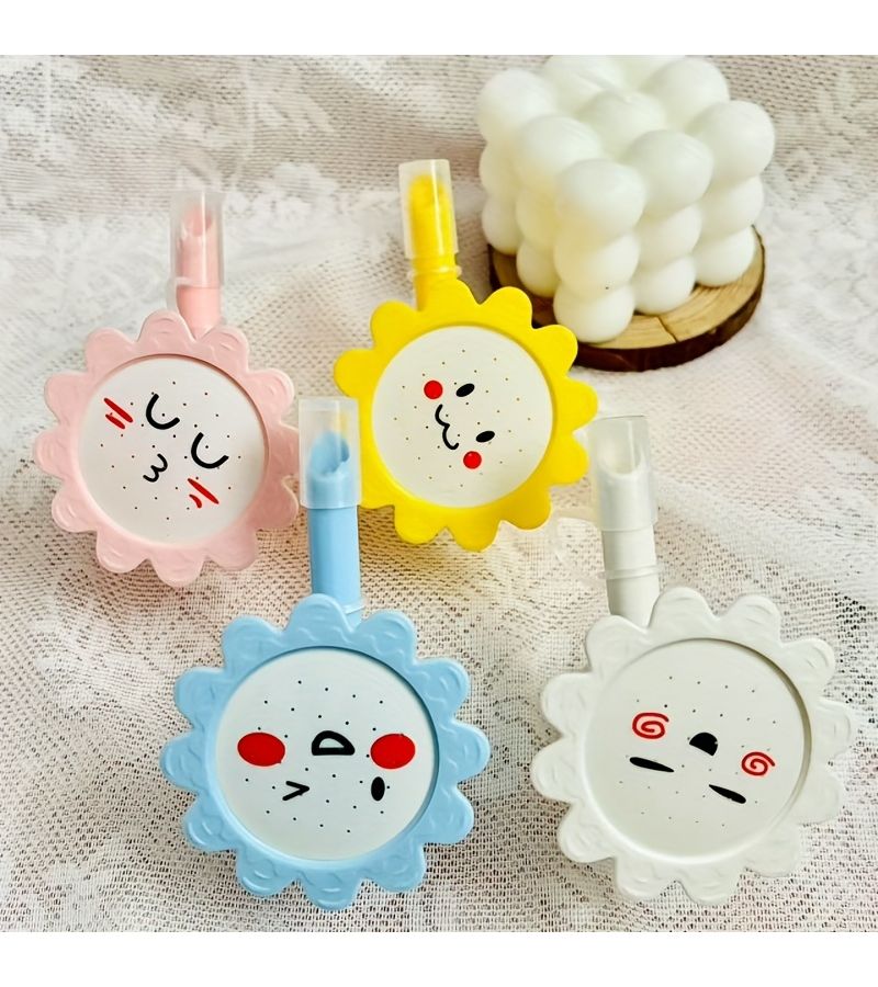 Blue Set Of 2 Cartoon Double Headed Watering Devices For Flower Vegetable Garden - Image 1