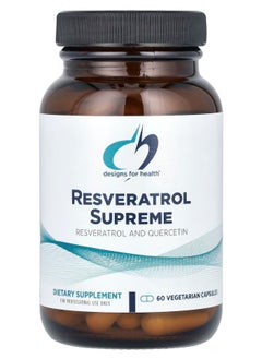 designs for health Resveratrol Supreme 60 Vegetarian Capsules 