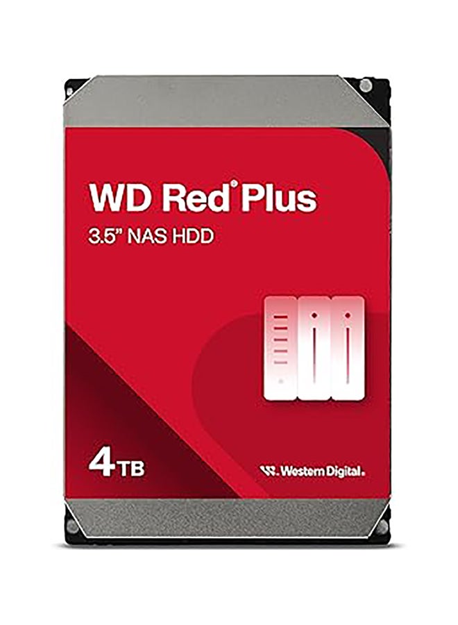 WD 4TB RED PLUS 256MB SATA 6GB/S -WD40EFPX 4 TB - Image 1