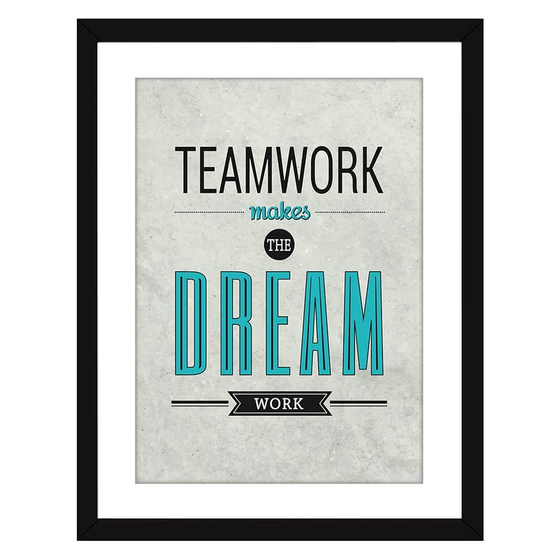 Chaka Chaundh Chaka Chaundh Office quotes frames Team work business quotes frame Team Work office wall decor office interior office wall frame wall poster office office poster motivational office frame 136 X 106 Inches