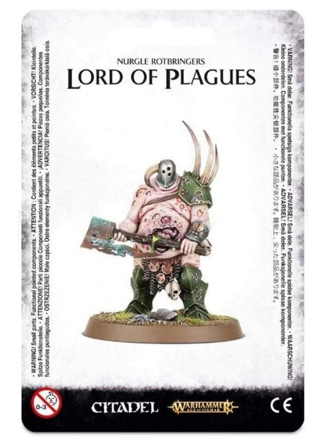 GAMES WORKSHOP 99070201009 Nurgle Rotbringers Lord of Plagues Tabletop and Miniature Gaming,Black