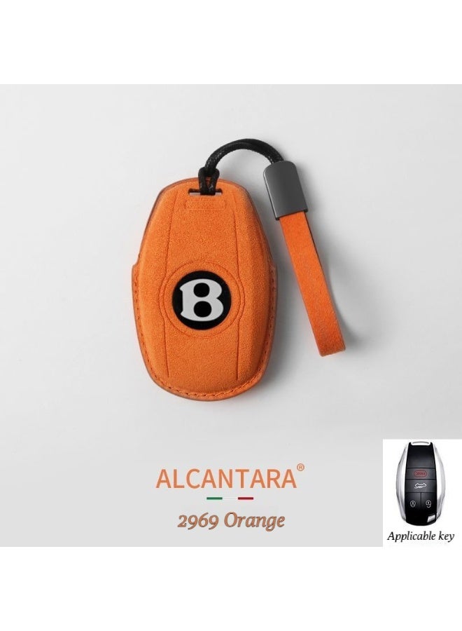 Specialized leather-covered key cases for Bentley Flying Spur, Bentayga, Bentley PHEV, Bentley Mulsanne, and Bentley Continental GT, high-end automobiles.