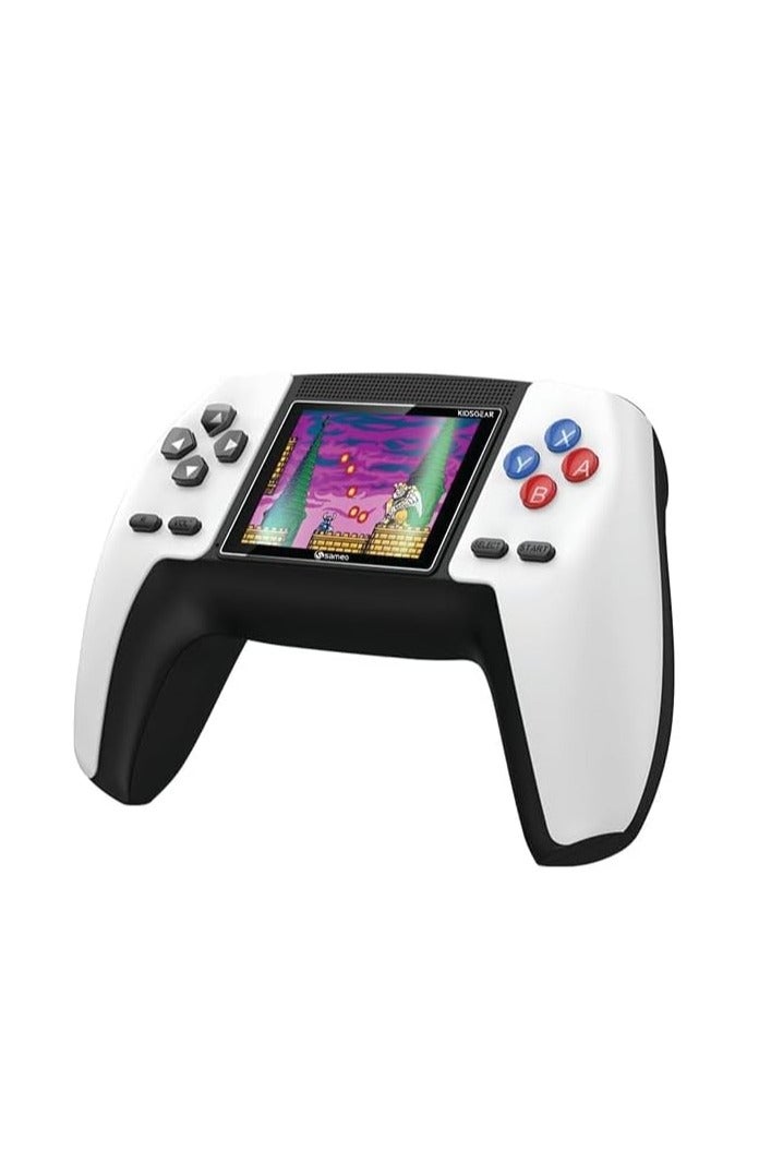 Classic Retro Games Handheld Gamepad Console - 500 Retro Games, TV Support, Rechargeable, White - Image 1