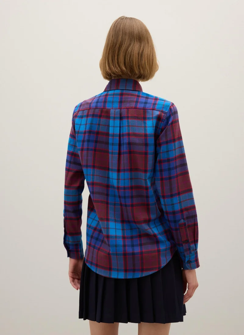 Ovs  OVS Multicoloured Check Shirt In Pure Cotton Flannel for Women | Best Price UAE