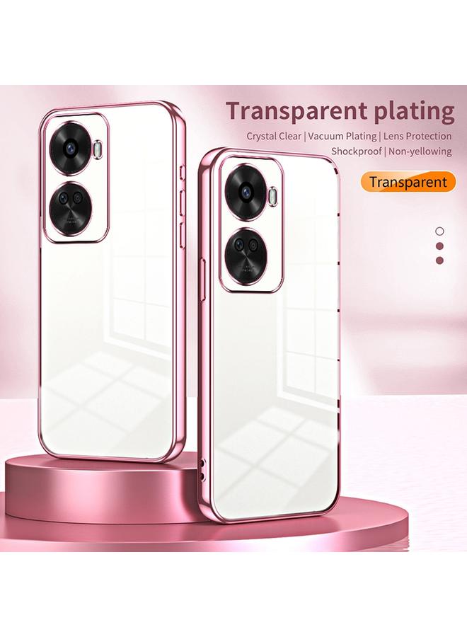 S-TOP Case For Huawei nova 12 SE Transparent Plating Fine Hole Phone Case - Image 2