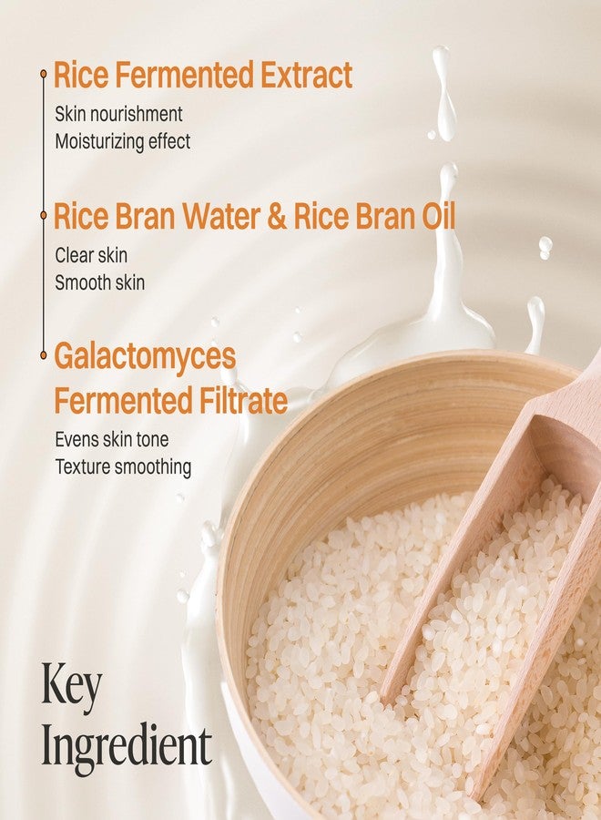 About Me Rice Makgeolli Skin Softener – Triple Ferment Milky Toner with 5 Ceramides & Galactomyces, Hydrating Essence Toner for Glass Skin, Fragrance-Free for Dry Sensitive Skin, 5.74 fl oz - Image 5