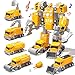 WATUDOU Toys for Ages 57 5in1 Take Apart Construction Vehicle Trucks Transform to Robot 5 6 7 8 Year Old Boy Christmas Birthday Gift Ideas Robot Toys for Kids 48 - Image 2