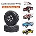 GoHobby 472 inches 120mm RC Short Course Tires and Wheels 12mm Hex for 110 Traxxas Slash 2WD Slash 4x4 Losi SCT Redcat Blackout SC Set of 4 Type 2 - Image 4