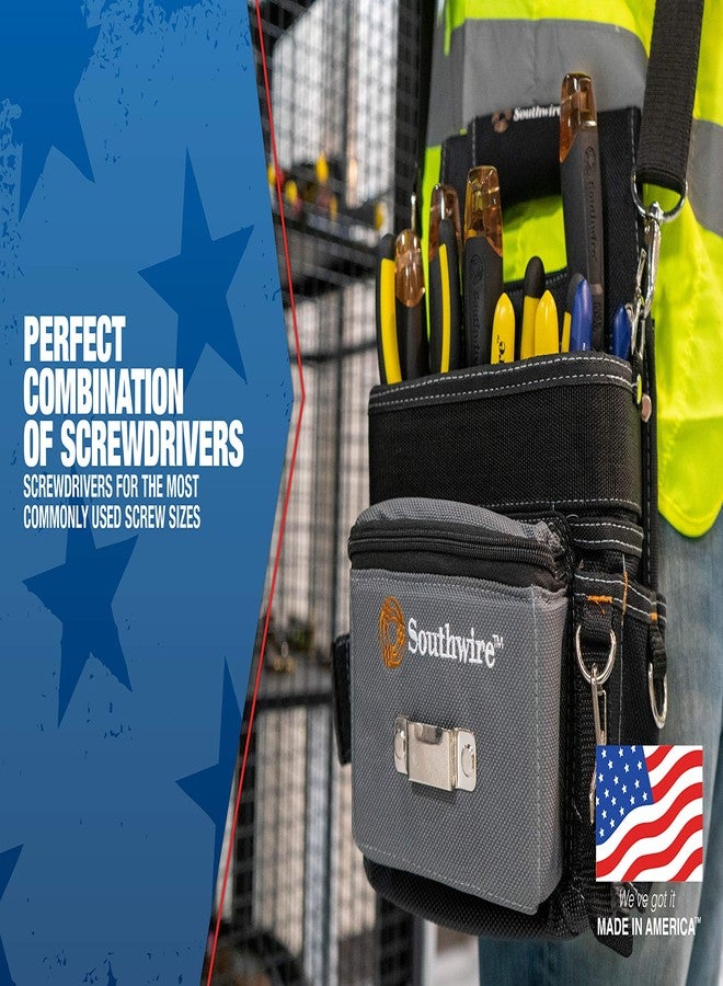 Southwire SDSET8US USA 8 Piece Screwdriver Set; 3"; 4"; and 6" Shank - Image 4