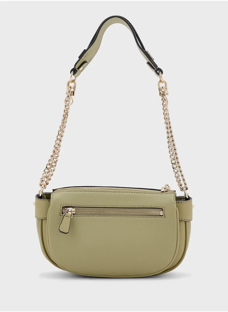 GUESS Logo Detail Fedora Crossbody