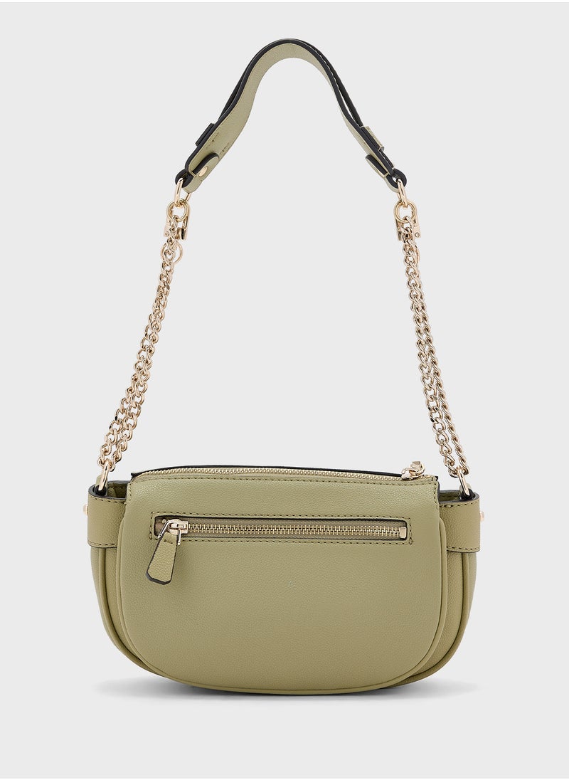 GUESS Logo Detail Fedora Crossbody  - Image 2