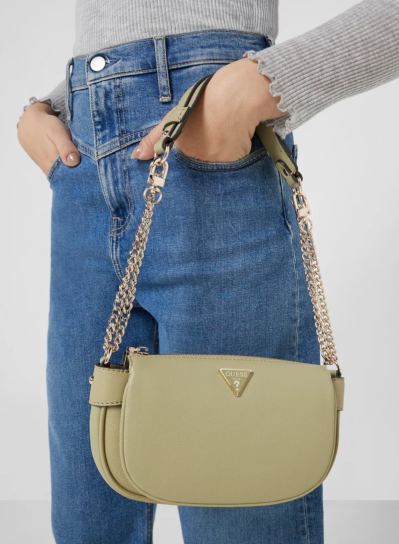 GUESS Logo Detail Fedora Crossbody