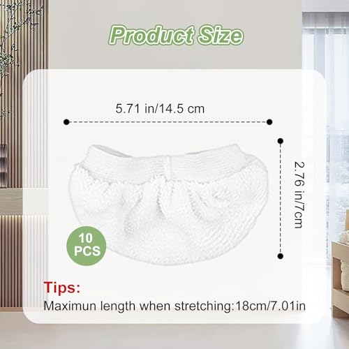 Fanshuge 10Pack Microfiber Cloths for Handheld Steam Cleaner Compatible with Bissell Steam Shot, Comforday, PurSteam, Wagner Spraytech, Universal Washable Steam Cleaner Accessories - Image 3