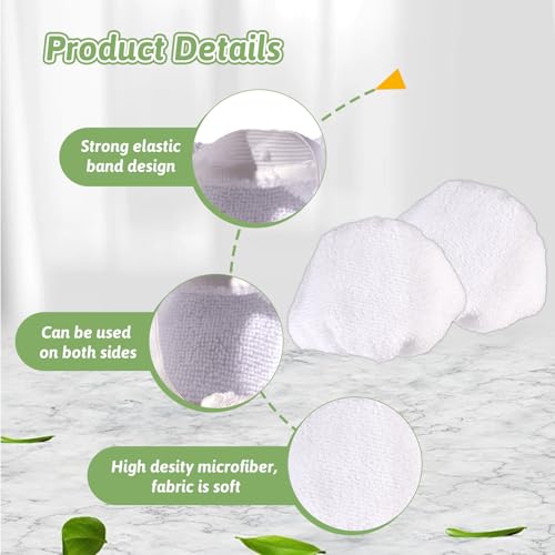 Fanshuge 10Pack Microfiber Cloths for Handheld Steam Cleaner Compatible with Bissell Steam Shot, Comforday, PurSteam, Wagner Spraytech, Universal Washable Steam Cleaner Accessories - Image 4