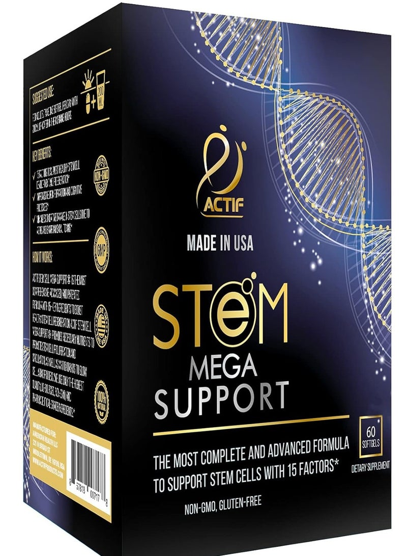 دعم الخلايا الجذعية الضخم 60 كبسولة هلامية تكفي لمدة شهرين - Image 1