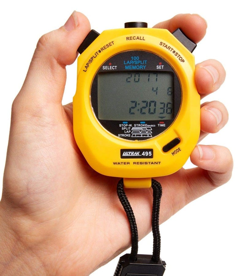 Ultrak 495Y Stopwatch - Yellow - Image 2
