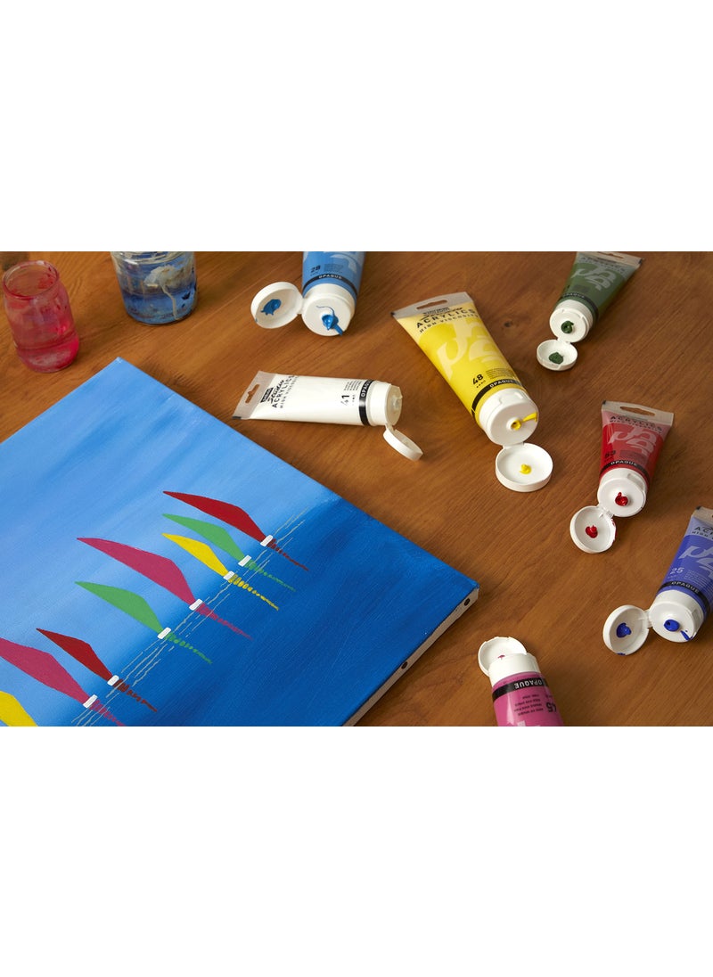 Pebeo Pebeo Studio Acrylics High Viscosity, Fine Acrylic, 250 ml - Prussian Blue Hue, 8.45 Fl Oz (Pack of 1)  - Image 3