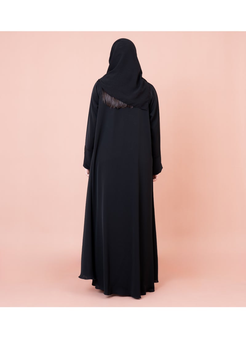 IKKXA - Cloche Beaded Abaya - Image 1