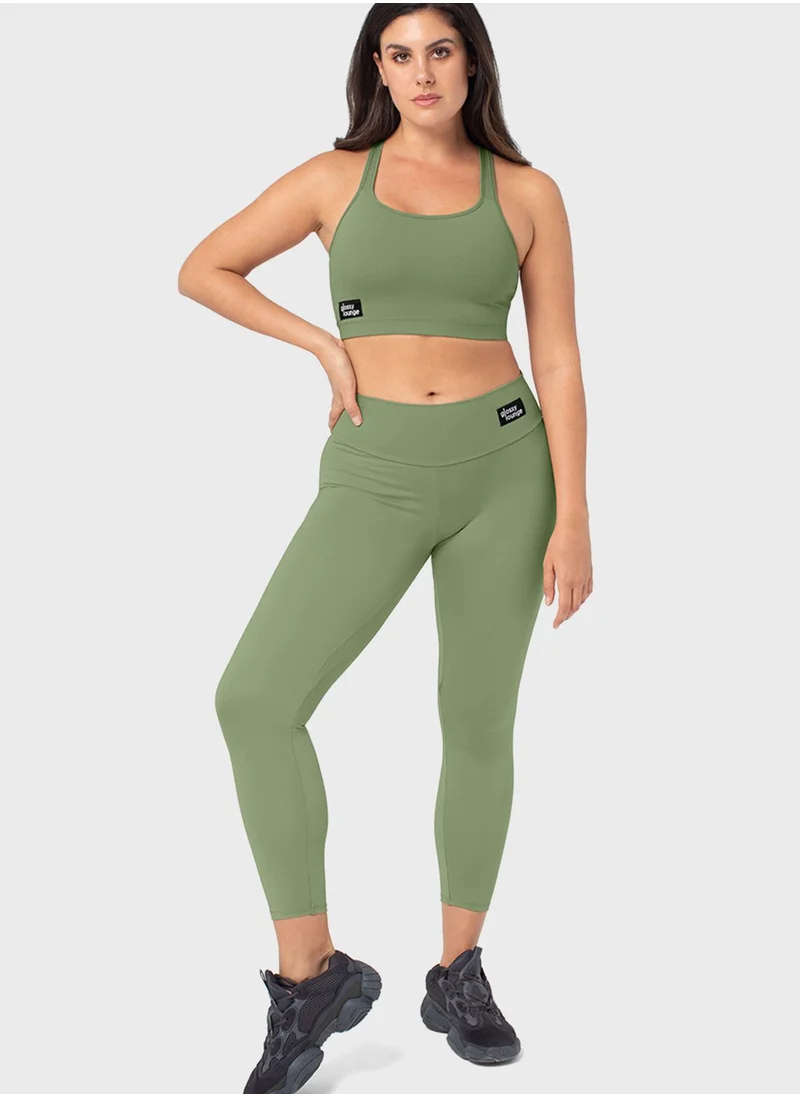 Glossy Lounge Logo High Waist Leggings