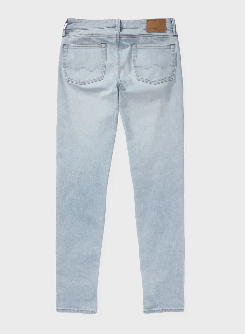 American Eagle Light Wash Skinny Fit Jeans