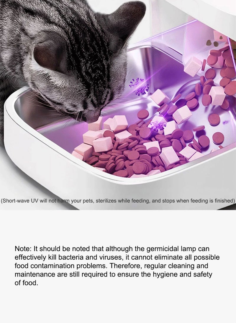 5L Large Capacity Cat Feeder Smart Dog Feeder Double Grain Bin Automatic Pet Feeder - Image 4