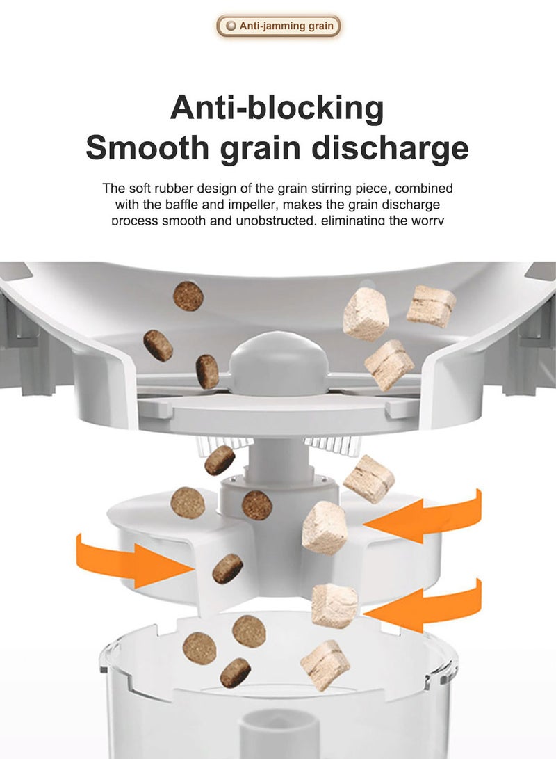 5L Large Capacity Cat Feeder Smart Dog Feeder Double Grain Bin Automatic Pet Feeder - Image 3