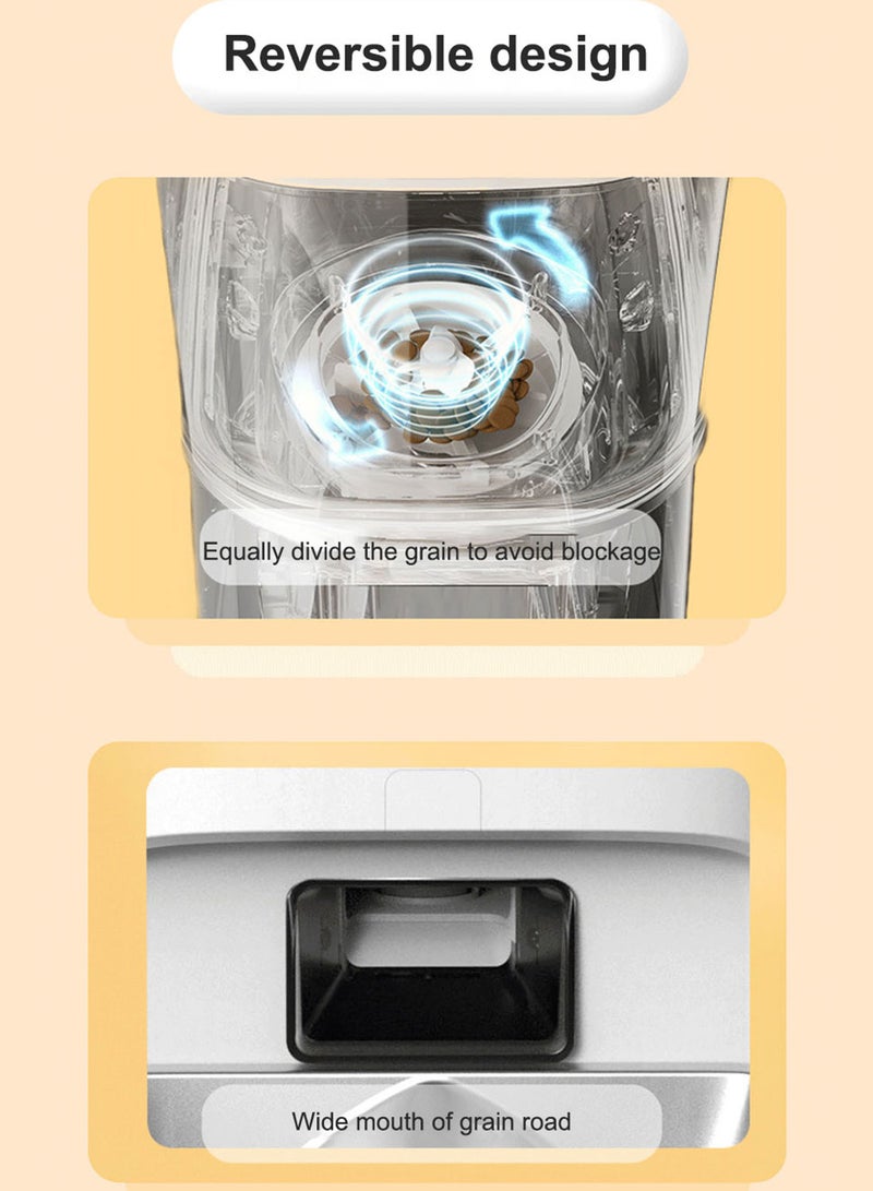 5L Large Capacity Cat Feeder Smart Dog Feeder Double Grain Bin Automatic Pet Feeder - Image 5