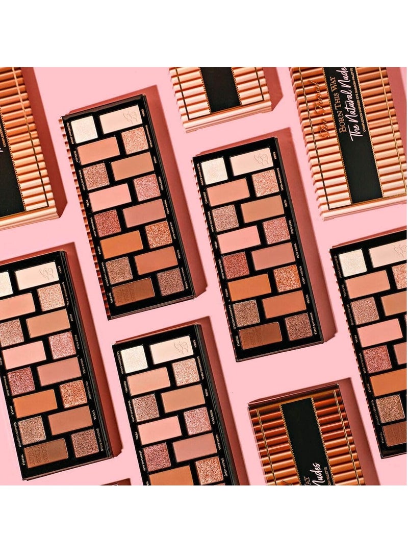 Too Faced Born This Way The Natural Nudes Eye Shadow Palette | High Pigment + Shimmer, 0.42 oz The Natural - Image 5