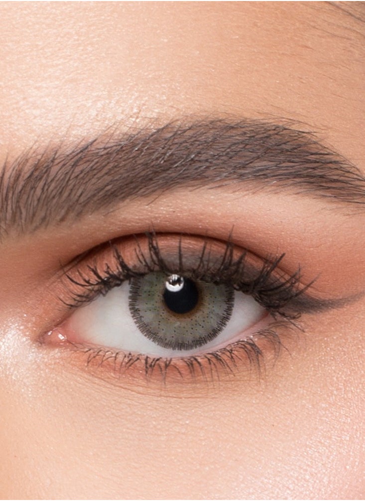 Naturel Natural Brand Contact Lenses - Monthly Lenses - La Agate Color - Pair in Box with Lens Case  - Image 1