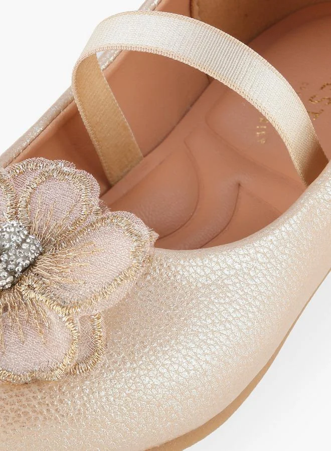 Celeste GOLD Girls Slip-On Ballerina Shoes for Women | Best Price UAE