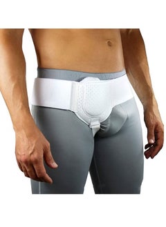 OMEVE Hernia Strap for Men and Women,Adjustable Hernia Support Truss for Groin,with 1 Removable Compression Pad,Inguinal or Lower Abdominal Hernia Strap,for Incisional Hernia,Femur  - Image 1