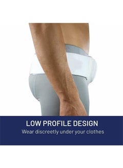 OMEVE Hernia Strap for Men and Women,Adjustable Hernia Support Truss for Groin,with 1 Removable Compression Pad,Inguinal or Lower Abdominal Hernia Strap,for Incisional Hernia,Femur  - Image 3