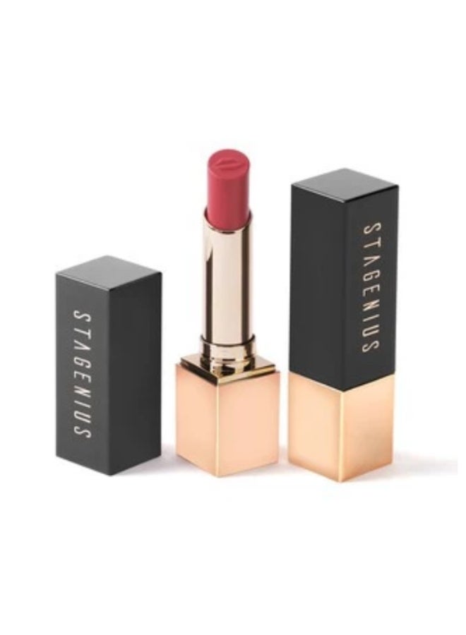 STAGENIUS Long Wear Matte Silky  Moisturizing Lipstick #02 CAMELOT - Image 2