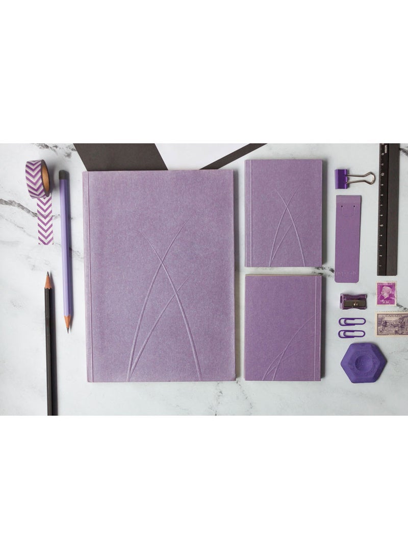 Paper-Oh Puro Plum A6 Lined No Closure 128 Pages 100gsm Notebook - Image 5