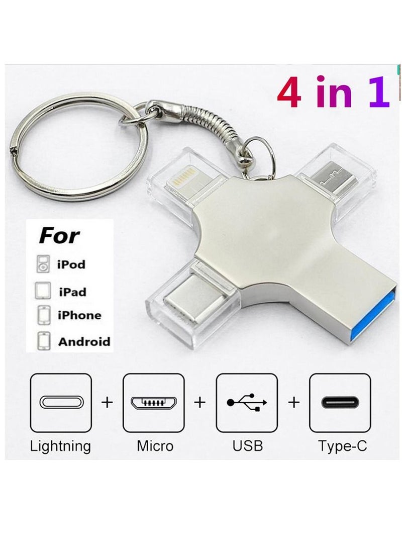 Generic - 4 in 1 Type-c OTG USB Flash Drive 3.0 Pendrive 1TB Memory For iPhone Android PC - Image 1