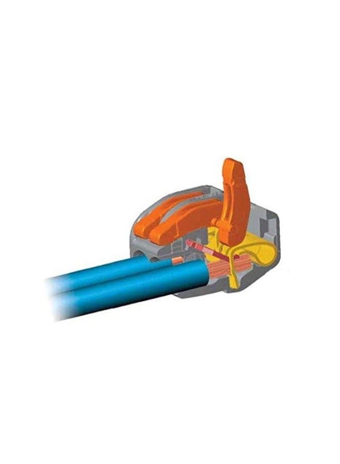 Wago 222-413 Lever-Nuts 3 Conductor Compact Connectors 10 PK - Image 2