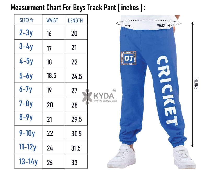 KYDA KIDS® Boys 100% Pure Cotton Loose Fit Track Pants | Elastic Waist Soft Breathable Summer Wear | Comfortable Casual Kids Trousers (Pack of 5) - Image 5