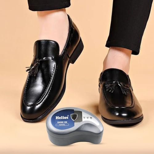 Helios Shoe Polish Pack of 3 | Natural, Black & Brown Shoe Shine | Leather Shoe Polish for All Types of Leather | Shoe Care & Shine Kit - Image 4