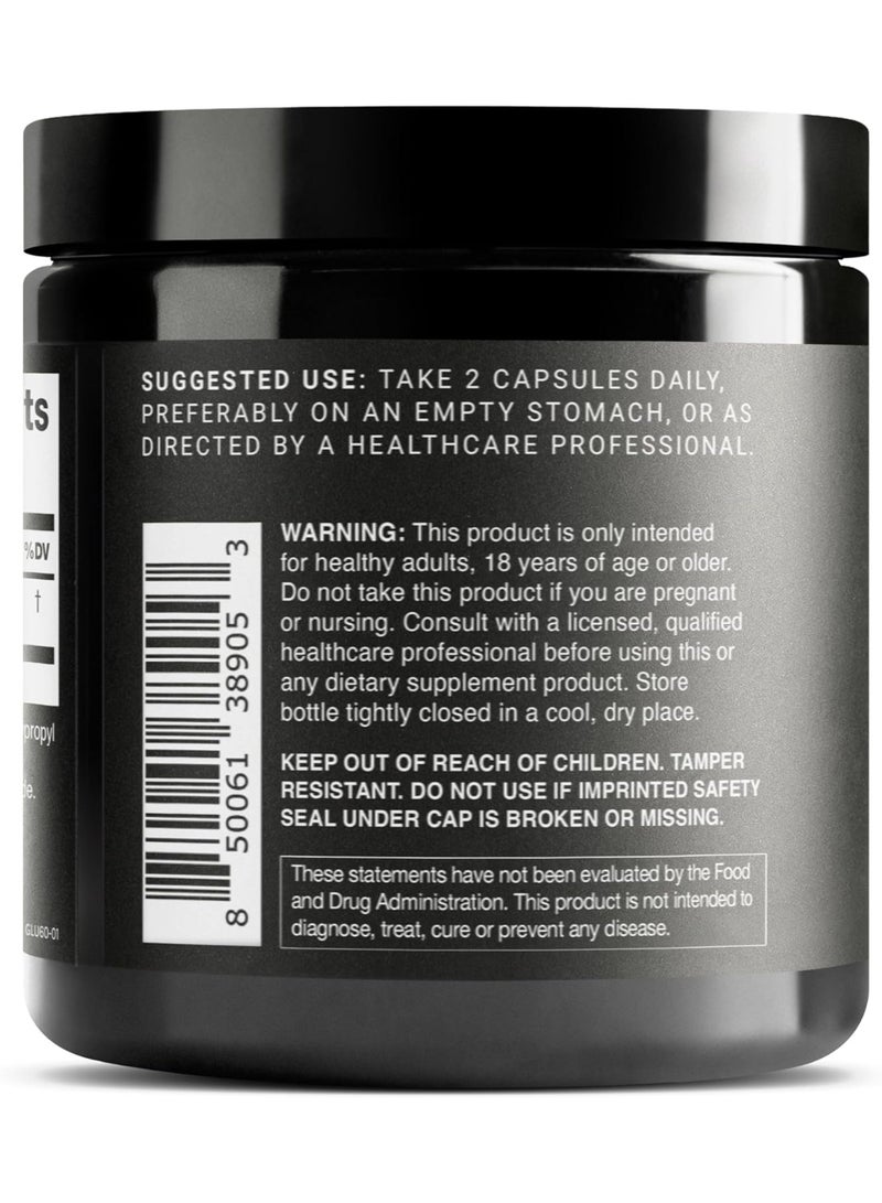 تونيق كبسولات الجلوتاثيون فائقة القوة - تركيبة مركزة 1000 ملغ، 60 كبسولة، مكمل غذائي منخفض الجلوتاثيون - Image 3