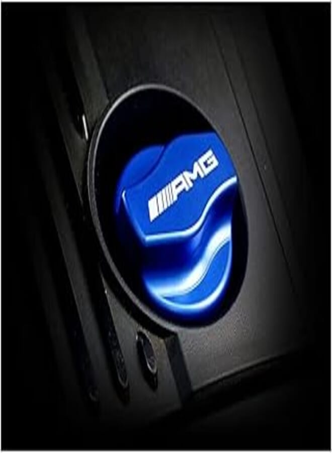 Mercedes C-Class 2016 to 2019 Engine Oil Cover Decoration Accessory - Blue