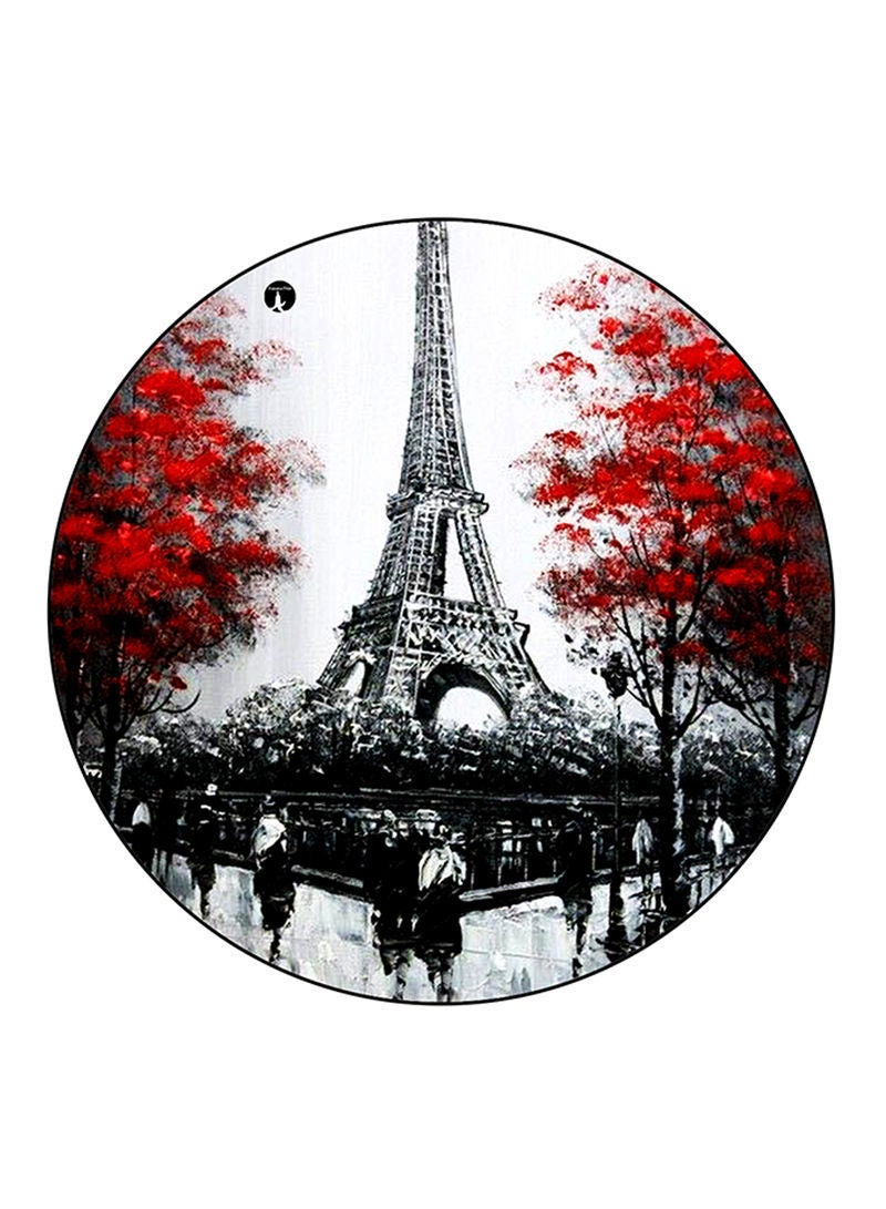 RKN Eiffel Tower Printed Mouse Pad  Multicolor