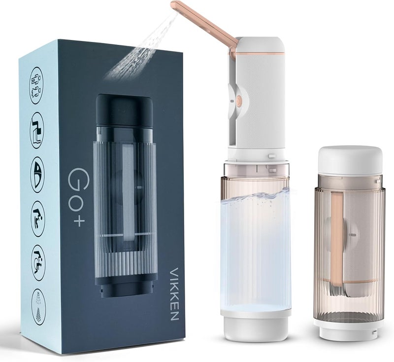 VIKKEN Store ® 300ml Go+ max Portable Travel Bidet USB-Type C Electric Rechargeable Mobile Handheld Ultra Strong Water Spray Personal Hygiene Self Care for Women & Men - Image 1