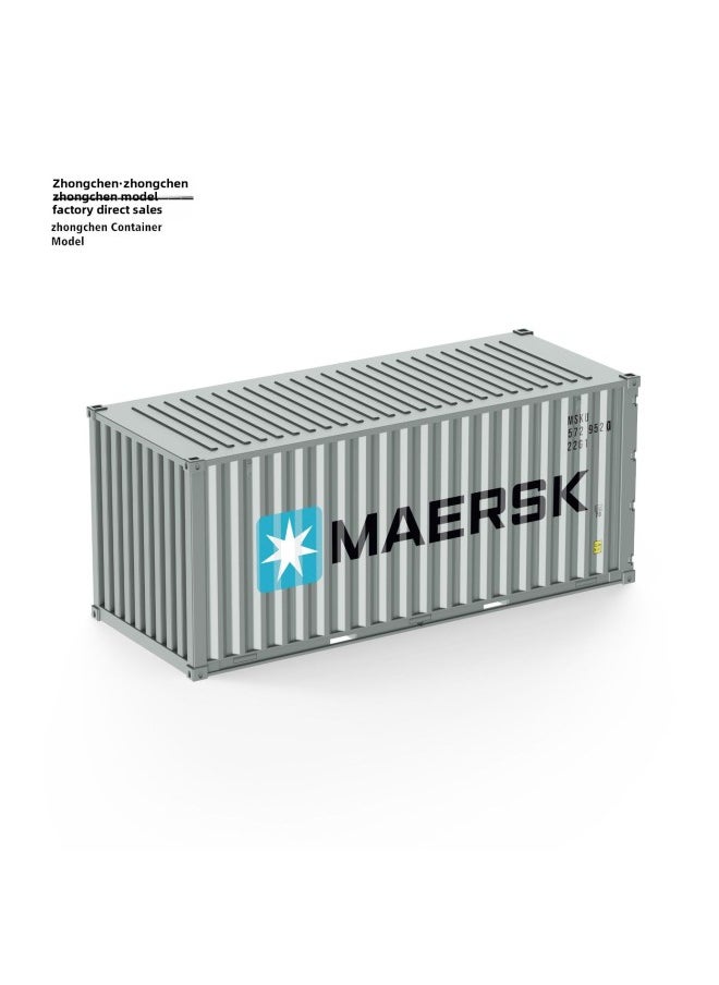 Zhongchen 1:20 Container Model Ornaments Simulation Container Storage Box Enterprise Gifts A Printed Logo-Color:Cma Cgm Model-Specifications:Large Ornament 31.0×12.0×13.0cm