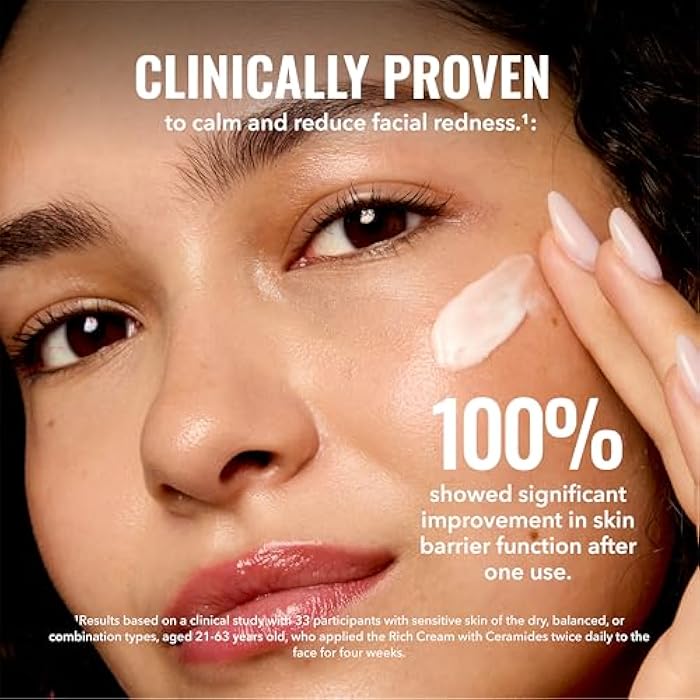 Good Molecules Rich Cream with Ceramides 50 ml / 1.6 oz – Daily Facial Moisturizer for Dry Skin, Redness – Face Lotion with Betulin Soothe, Plump, Hydrate, Moisturize – Anti-aging Skin Care - Image 3